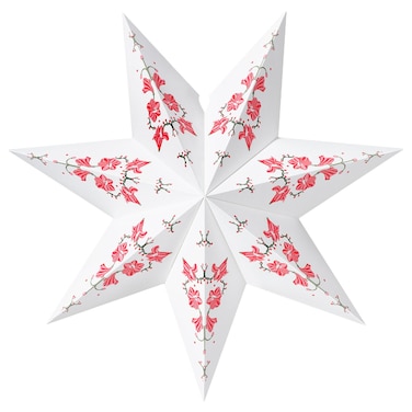 Christmas Lamp Shade Amaryllis 48 Cm