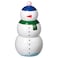 Christmas Tin With Lid Set Of 3 Snowman