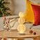 Christmas Led Decorative Table Lamp Ball Shaped Battery-Operated/White