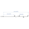 Christmas Led Lighting Chain With 40 Lights Battery-Operated Leaf/Gold-Colour