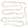 Christmas Led Lighting Chain With 40 Lights Battery-Operated Leaf/Gold-Colour