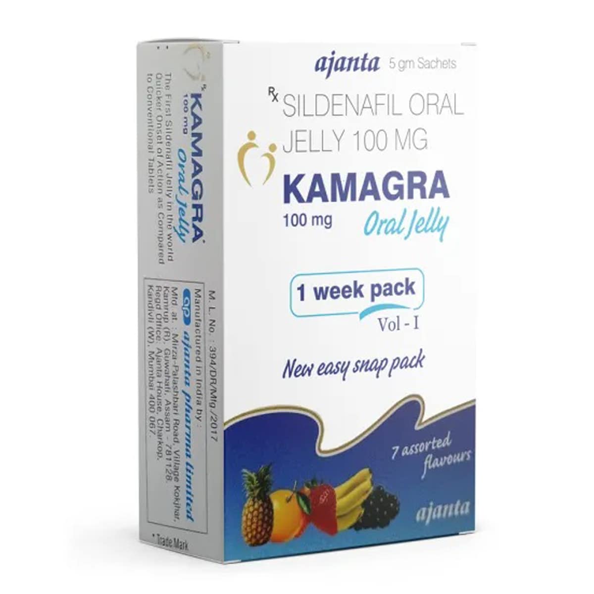 Buy Ajanta Oral Jelly Week Pack 100Mg Online | Carrefour UAE