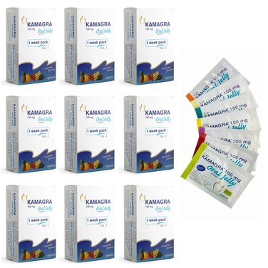 New Kamagra Kam Jelly Sachet Pack Of 9