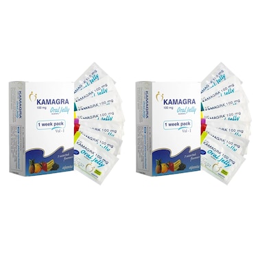 Pack Of 2 Kamagra Ajanta Oral Jelly Pack 100Mg