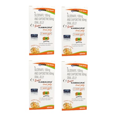 Ajanta Oral Jelly Week Pack 2 In 1 100Mg Pack Of 4