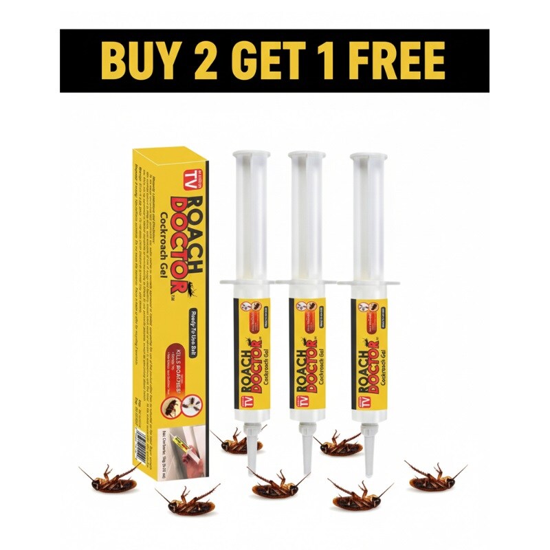 Buy Buy 2 &amp; Get 1 Free Total 3PCS Ready-to-Use Cockroach Gel Bait ...
