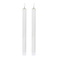 Christmas Atmosphera Battery-Operated Led Taper Candle Set (2 Pc, Silver, 28 Cm)