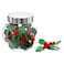 Christmas Atmosphera Festive Leaves In Jar (7.5 X 5.3 X 7.6 Cm)