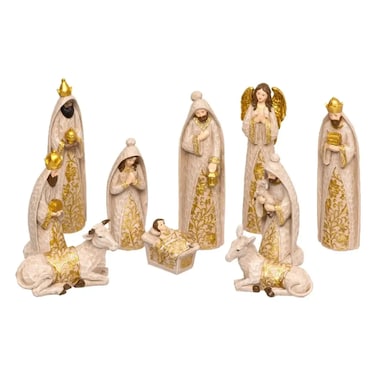 Christmas Atmosphera Nativity Figure Set (10 Pc, H. 20 Cm)