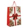 Christmas Atmosphera Christmas Present Print Large Gift Bag (1 Pc, 33.1 X 46 Cm)