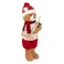 Christmas Atmosphera Standing Skiing Bear Decor (1 Pc, 14 X 12 X 50 Cm)