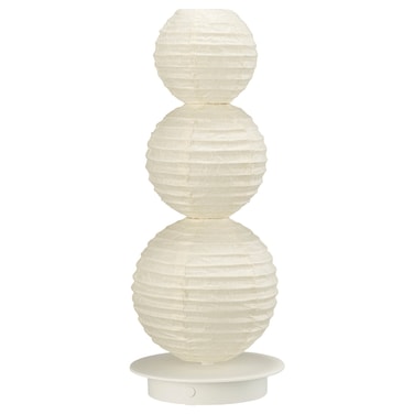 Christmas Led Decorative Table Lamp Ball Shaped Battery-Operated/White