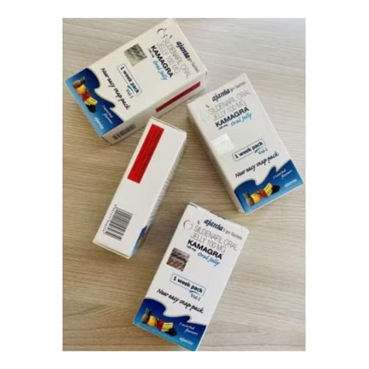 Buy Pack Of 4 Ajanta Oral Jelly Week Pack 100Mg Online | Carrefour UAE