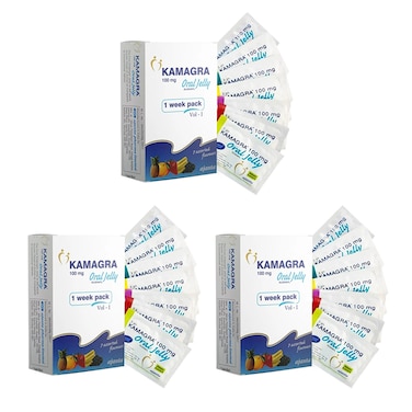 New Kamagra Kam Jelly Sachet Pack Of 3