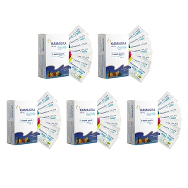 Pack Of 5 Kamagra Ajanta Oral Jelly Pack 100Mg