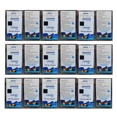 Pack Of 9 Kamagra Ajanta Oral Jelly Week Pack 100Mg