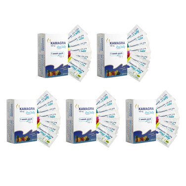 Pack Of 5 Kamagra Ajanta Oral Jelly Pack 100Mg