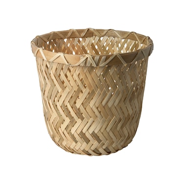 Plant Pot Handmade Bamboo 12cm