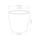 Plant Pot Dark Grey 19cm