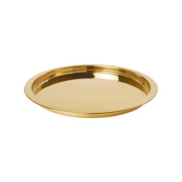 Tray Brass-Colour 38cm