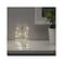 Led Lighting Chain With 12 Lights Indoor/Battery-Operated Silver-Colour