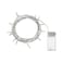 Led Lighting Chain With 12 Lights Indoor/Battery-Operated Silver-Colour