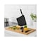 Knife Block With 3 Knives Black