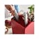 Knife block, brown-red