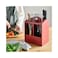 Knife block, brown-red