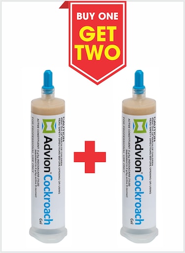Advion Buy 1 &amp; Get 1 Free Total 2PCS Cockroach Gel Bait German Roach Insect Pest Control 30g