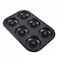 Non-Stick Easy To Clean- 6 Cups Donut Pan