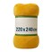 Comfy Double Size Super Soft Blanket 220X240Cm Yellow