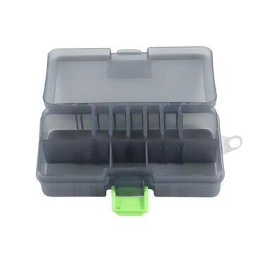 Fishing Tackle Box With Adjustable Dividers- 13.5X7X3Cm