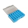 Fishing Tackle Box 2 Sided Fishing Lures Tackle Hooks Baits Case Storage Box- 14X10X3Cm