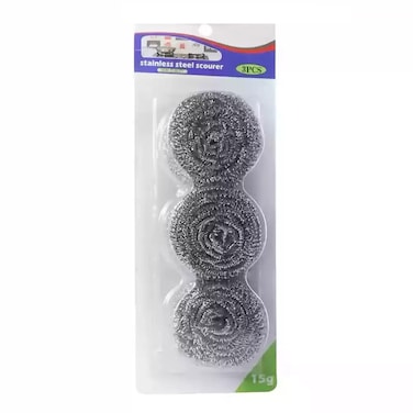 Stainless Steel Wire Scrubber For Dishes Pots And Pans Heavy Duty- 3Pcs