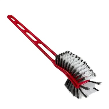 Heavy Duty Toilet Brush For Deep Cleansing- Red