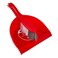 Table Dustpan And Sweeping Brush Set With Long Bristle- Red