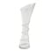 Cylindrical And Twisted Transparent Glass Flower Vase- 6.5X28.5Cm