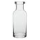 Transparent Thick Bottle Shaped Glass Flower Vase- 9X24Cm