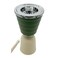 Metal Incense Burner 11Cm*21.5Cm, Ivory/Green