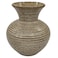 Ceramic Flower Vase Design And Unique Shapes, Vase For Bedroom, Living Room, Office &amp; Kitchen-24Cmx15Cm-Brown