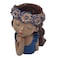 Ceramic Doll Vase Elegance Versatile Decor Accents For Living Room Home D&eacute;cor 25Cmx13Cm-Blue