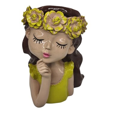 Ceramic Doll Vase Elegance Versatile Decor Accents For Living Room Home D&eacute;cor 25Cmx13Cm