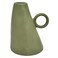 Ceramic Flower Vase For Home Decor Table Centerpieces Design Decorative Flowers Vase-17Cmx12Cm-Green