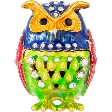 D&sbquo;Cor Owl Box 4Cm X 4Cm X 5Cm Multi-Colour