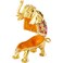 Metal Elephant D&sbquo;Cor Box 13Cm X 5Cm X 6Cm Multi-Colour