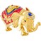 Metal Elephant D&sbquo;Cor Box 13Cm X 5Cm X 6Cm Multi-Colour