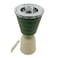 Metal Incense Burner 11Cm*21.5Cm, Ivory/Green