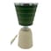 Metal Incense Burner 11Cm*21.5Cm, Ivory/Green