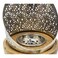 Wooden And Metal Incense Burner 13Cm*22Cm, Silver
